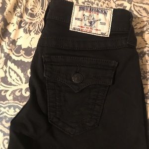 True Religion black shorts